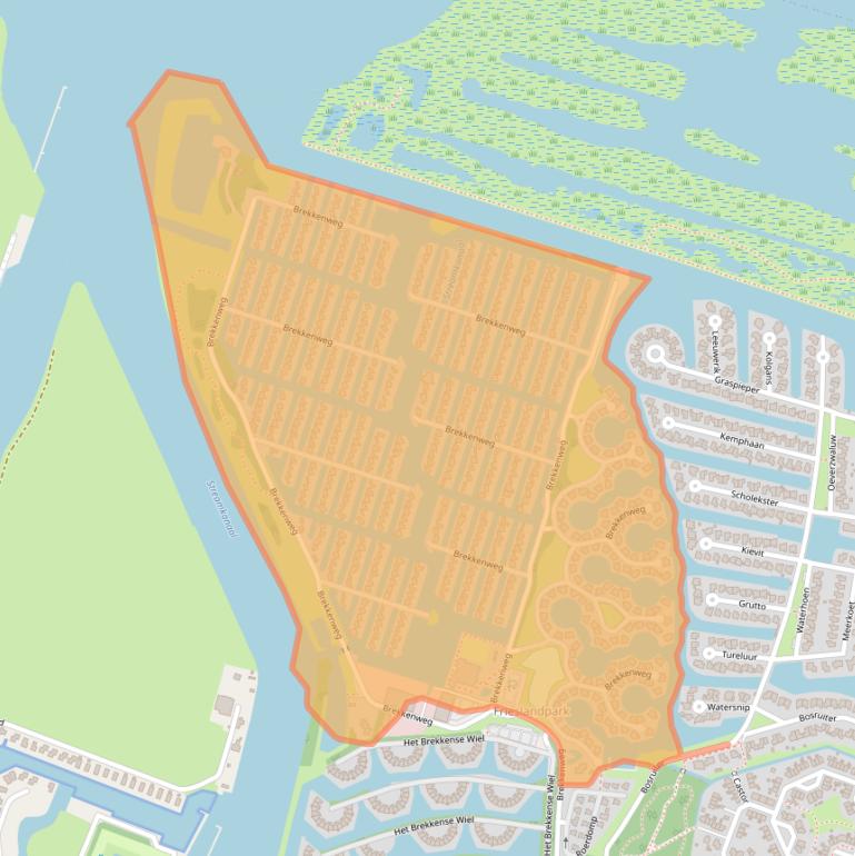 Kaart van postcodegebied 8531PM.