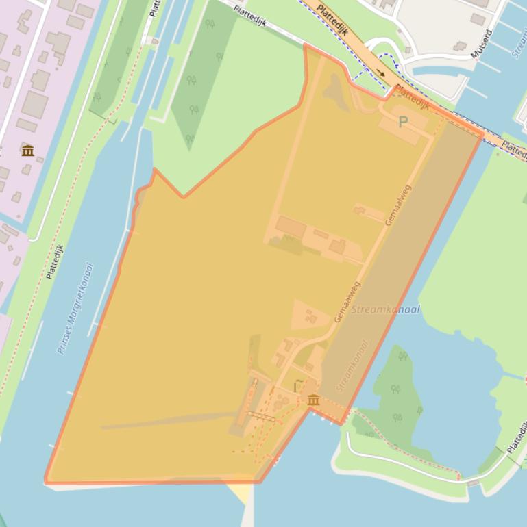 Kaart van postcodegebied 8531PS.