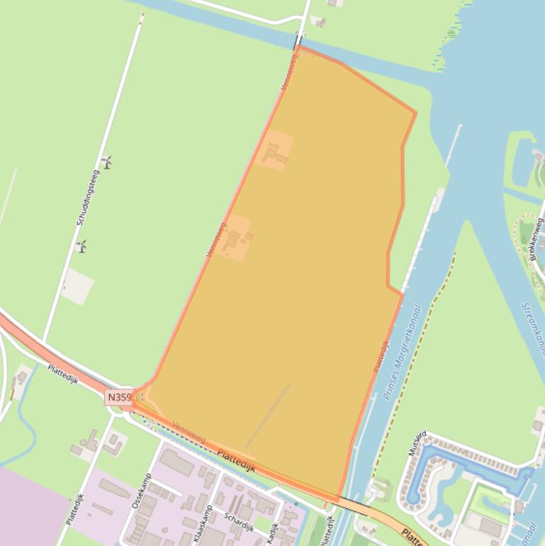 Kaart van postcodegebied 8531PT.