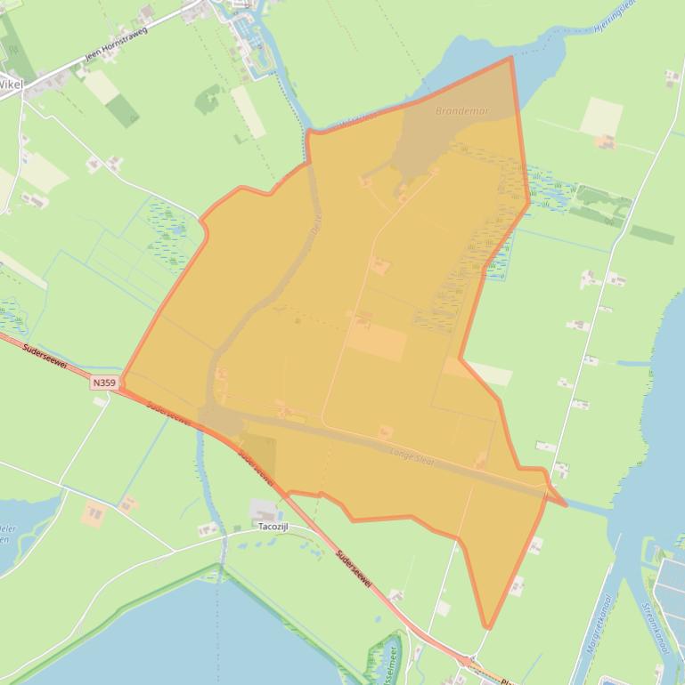 Kaart van postcodegebied 8531PV.