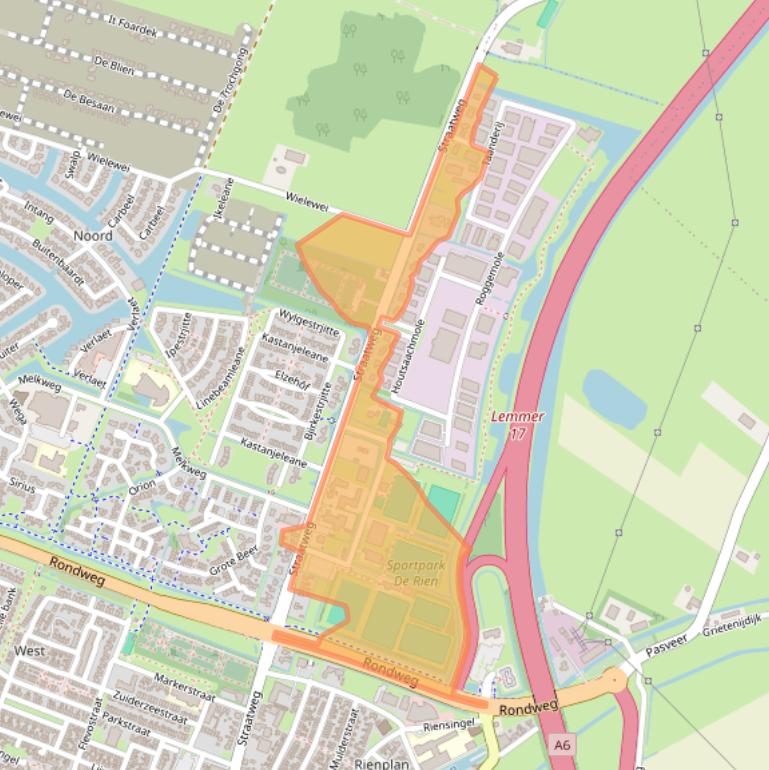 Kaart van postcodegebied 8531PZ.