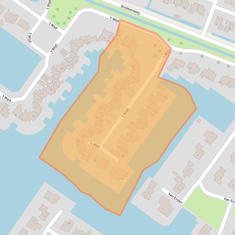 Kaart van postcodegebied 8531RC.