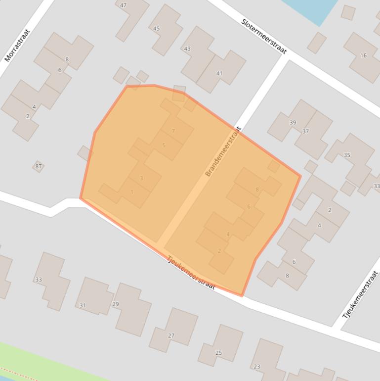 Kaart van postcodegebied 8531RD.