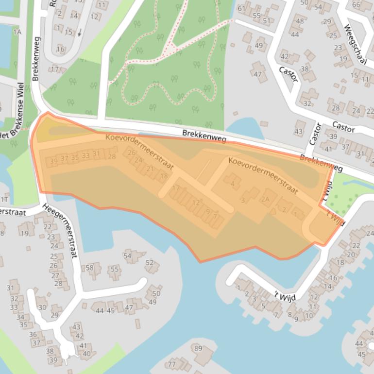 Kaart van postcodegebied 8531RP.