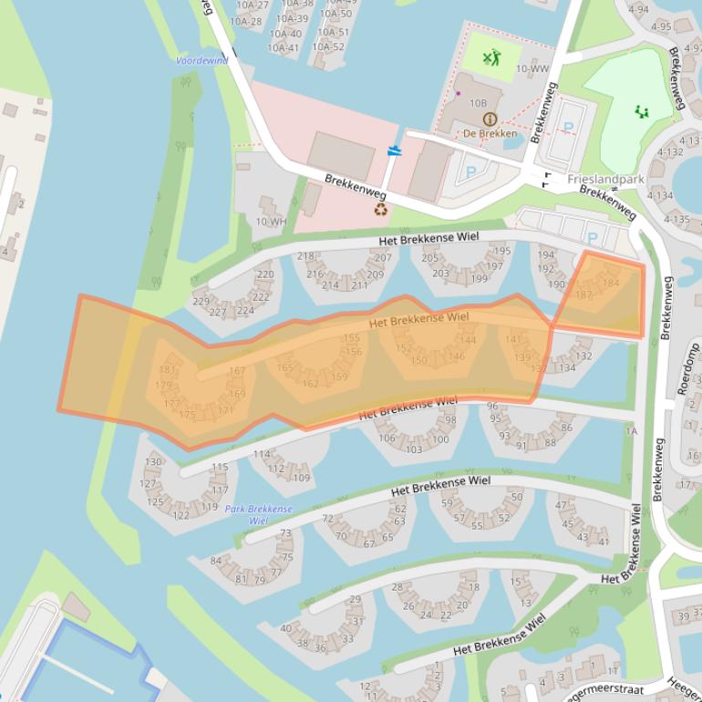 Kaart van postcodegebied 8531RW.