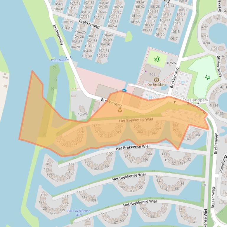 Kaart van postcodegebied 8531RX.
