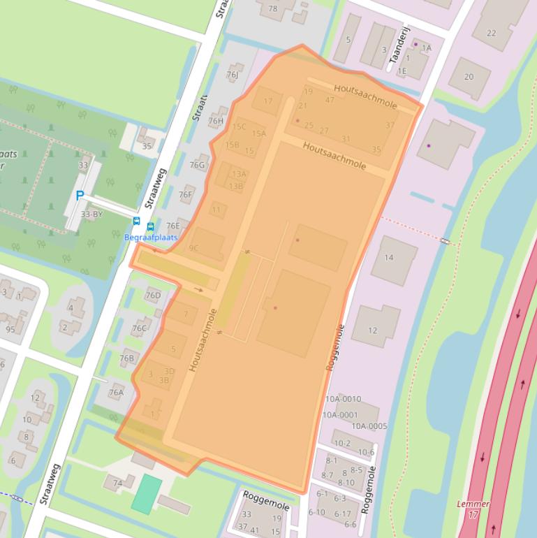 Kaart van postcodegebied 8531WC.
