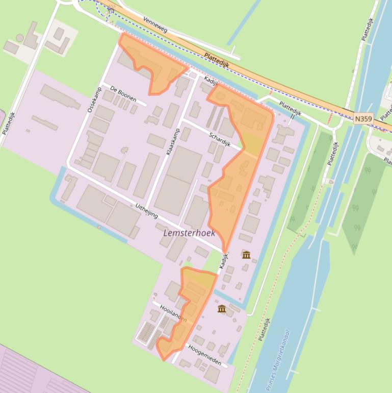 Kaart van postcodegebied 8531XD.