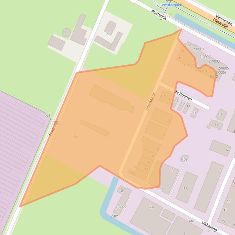 Kaart van postcodegebied 8531XK.