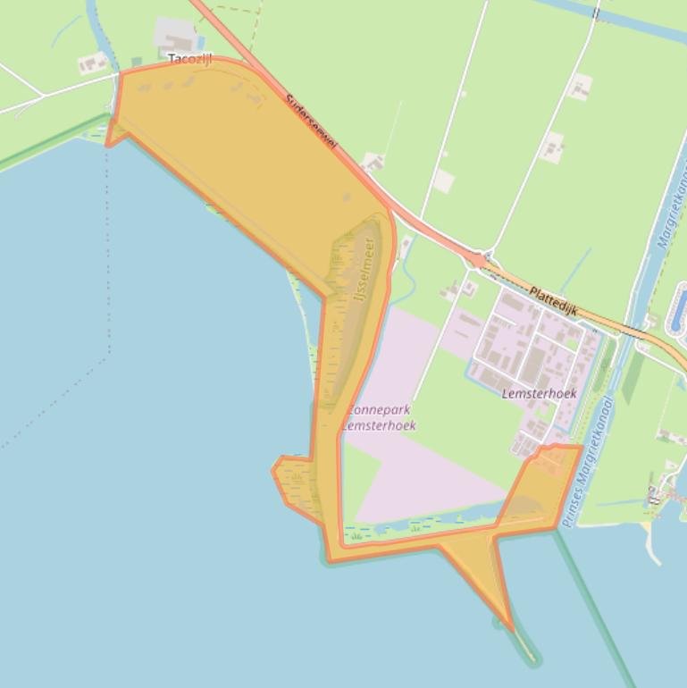 Kaart van postcodegebied 8531XM.