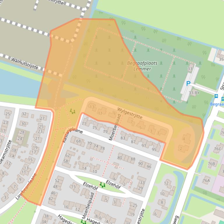 Kaart van postcodegebied 8531ZD.