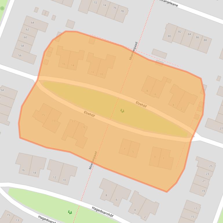 Kaart van postcodegebied 8531ZE.