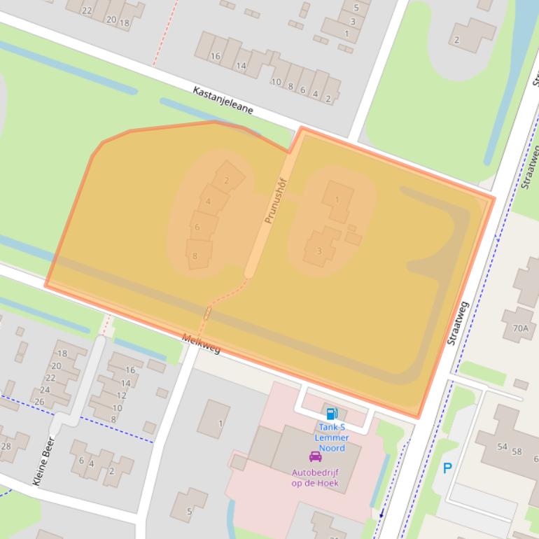 Kaart van postcodegebied 8531ZH.