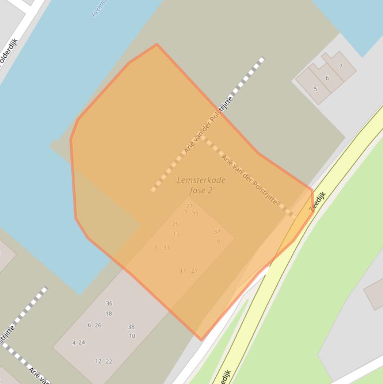 Kaart van postcodegebied 8531ZW.