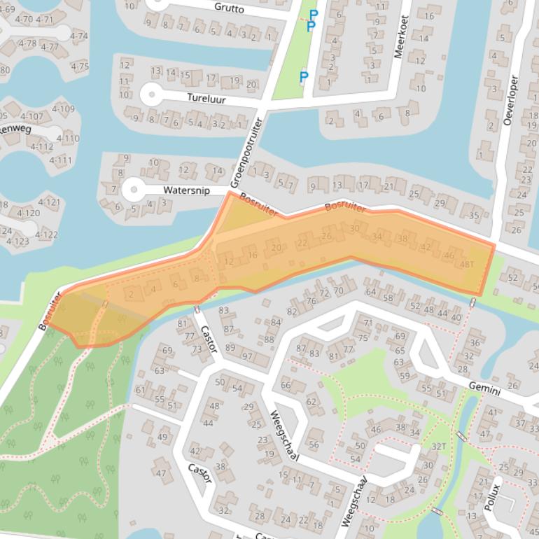 Kaart van postcodegebied 8532AA.