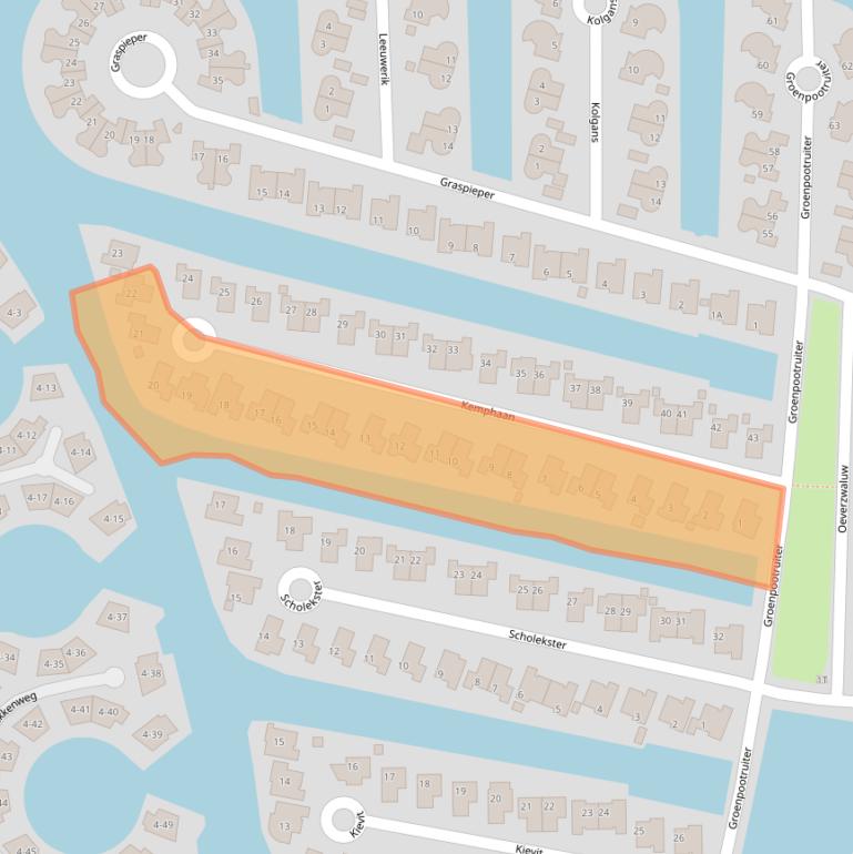 Kaart van postcodegebied 8532AR.