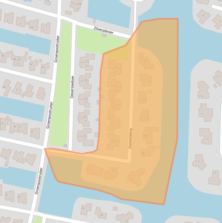 Kaart van postcodegebied 8532BB.