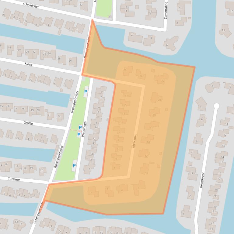 Kaart van postcodegebied 8532BD.