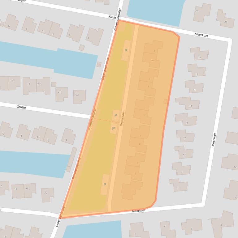 Kaart van postcodegebied 8532BE.