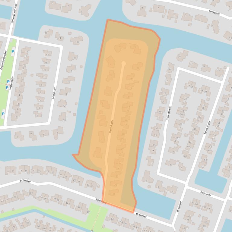 Kaart van postcodegebied 8532BG.