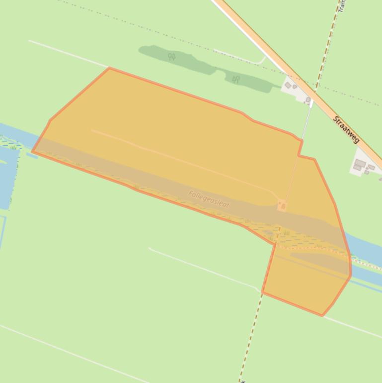 Kaart van postcodegebied 8535WJ.