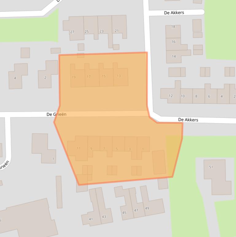 Kaart van postcodegebied 8536VC.