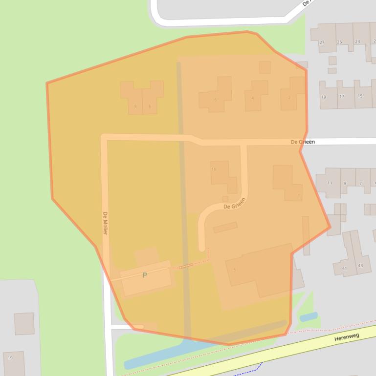 Kaart van postcodegebied 8536VH.