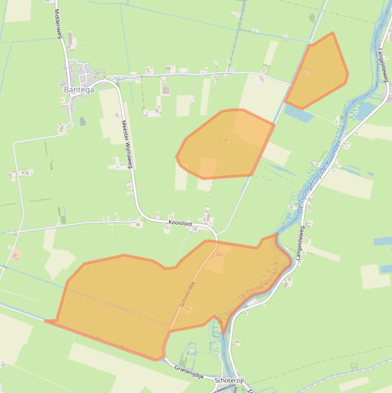 Kaart van postcodegebied 8538RL.
