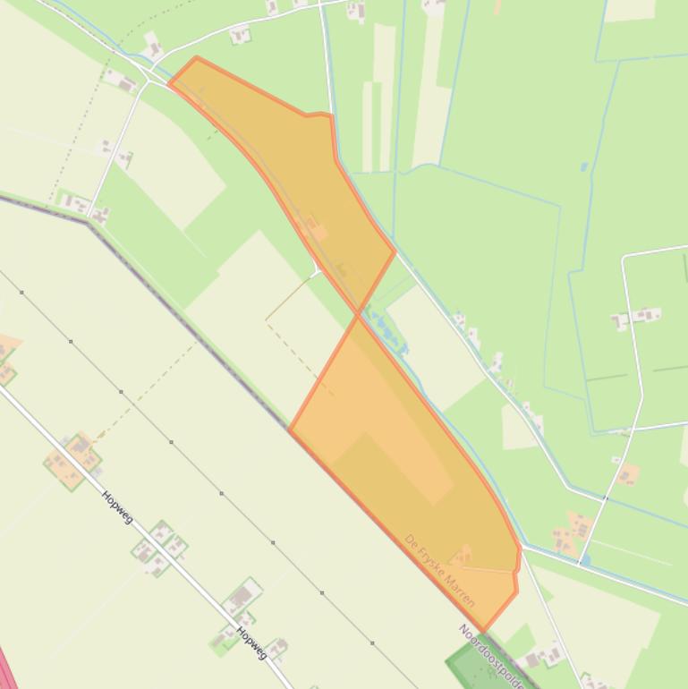 Kaart van postcodegebied 8538XL.