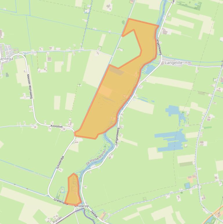 Kaart van postcodegebied 8538XN.