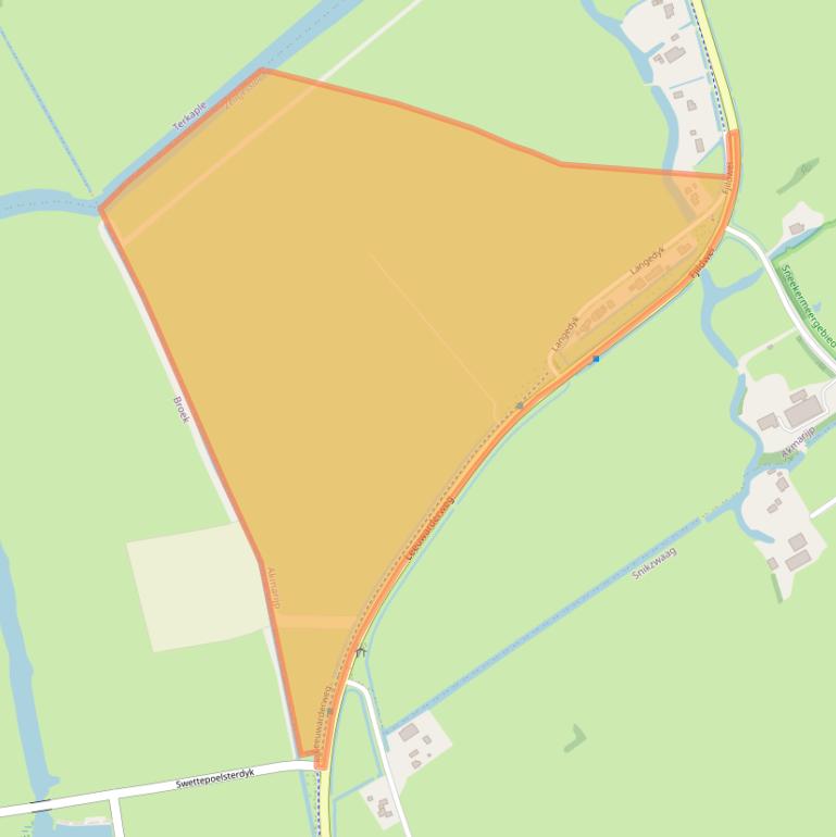 Kaart van postcodegebied 8541AD.