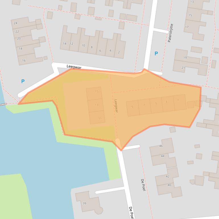 Kaart van postcodegebied 8551NA.
