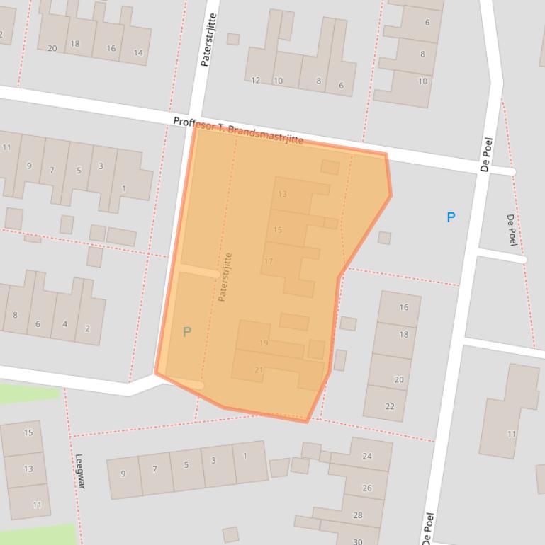 Kaart van postcodegebied 8551ND.