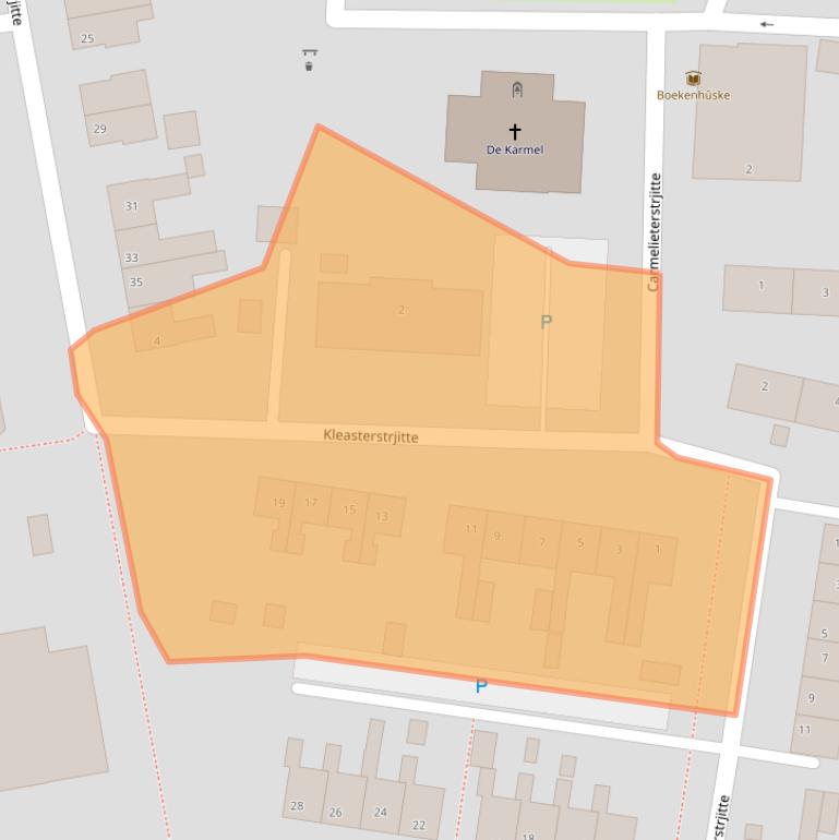 Kaart van postcodegebied 8551NJ.
