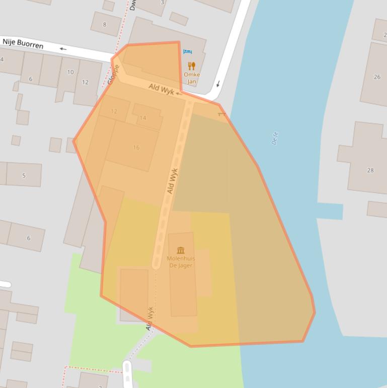 Kaart van postcodegebied 8551PR.