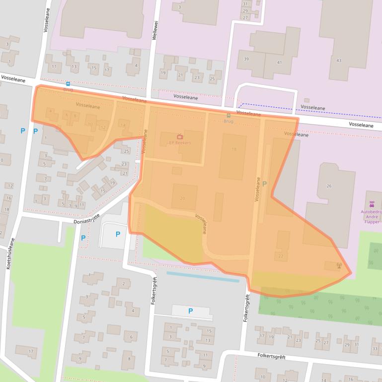 Kaart van postcodegebied 8551RA.