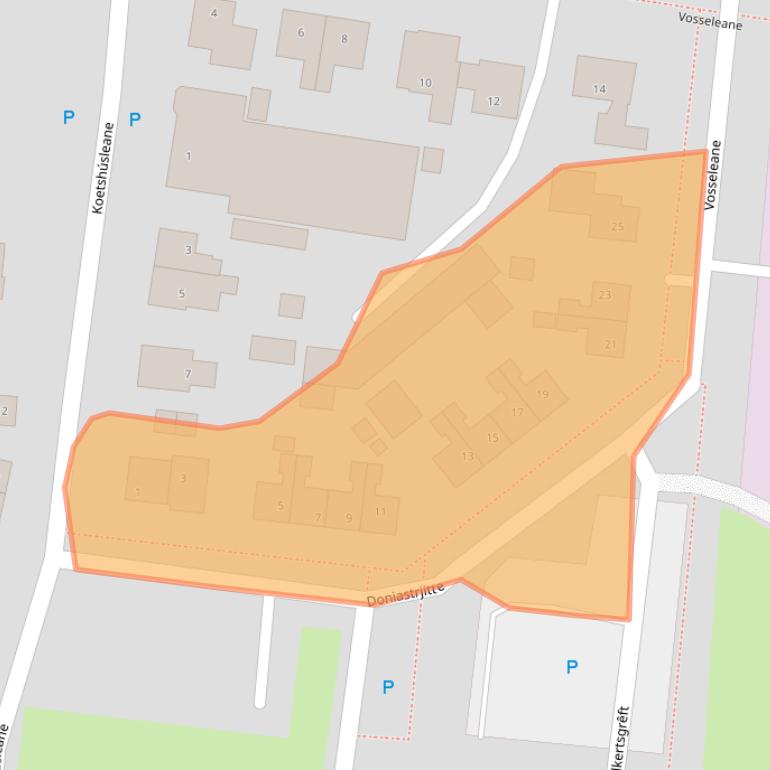 Kaart van postcodegebied 8551RC.