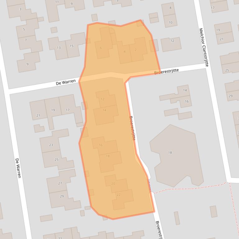 Kaart van postcodegebied 8551RE.