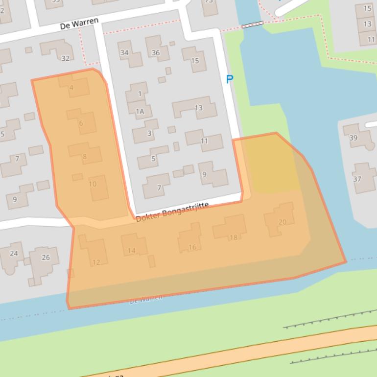 Kaart van postcodegebied 8551RG.