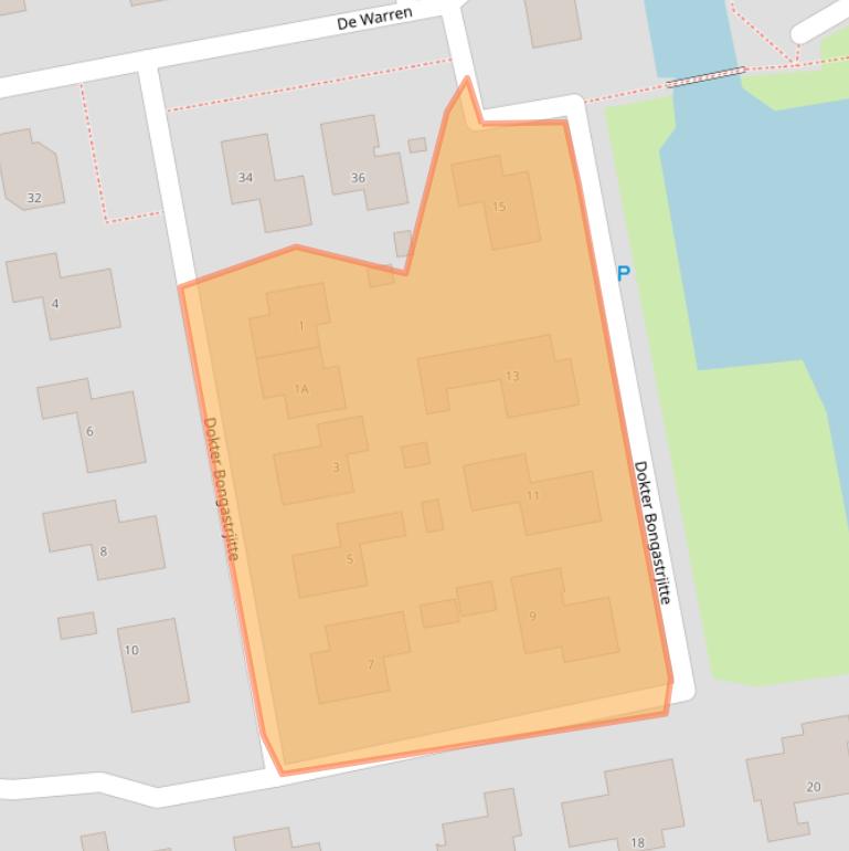 Kaart van postcodegebied 8551RH.