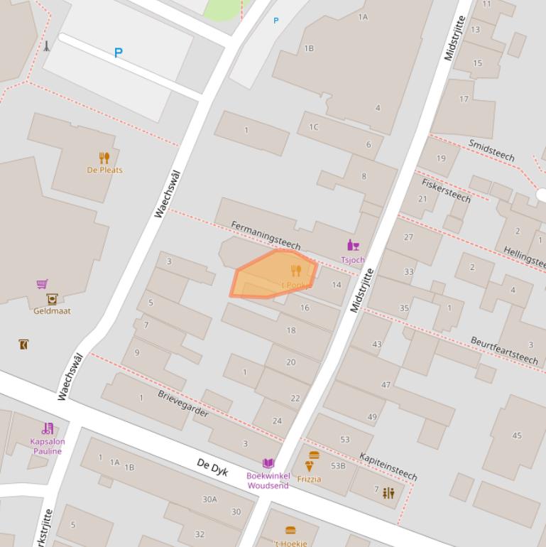 Kaart van postcodegebied 8551SP.
