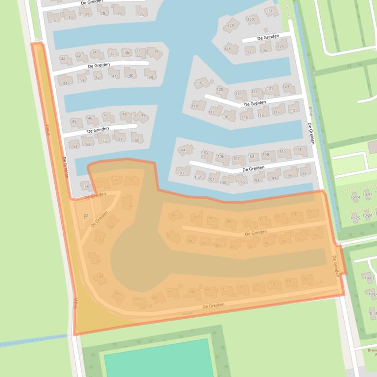 Kaart van postcodegebied 8553MD.