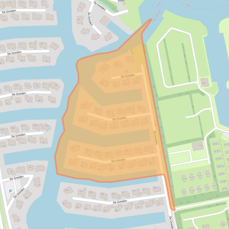 Kaart van postcodegebied 8553ME.