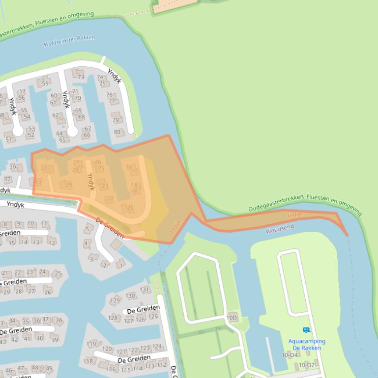 Kaart van postcodegebied 8553MR.