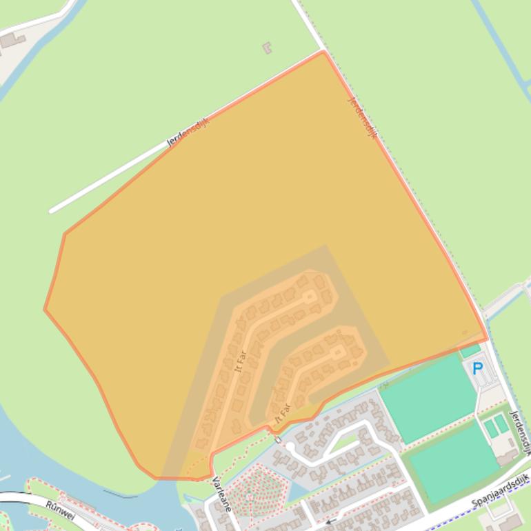 Kaart van postcodegebied 8556AP.