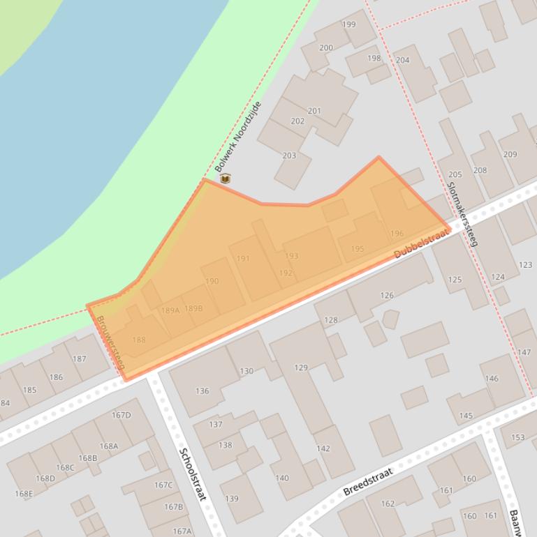 Kaart van postcodegebied 8556XG.