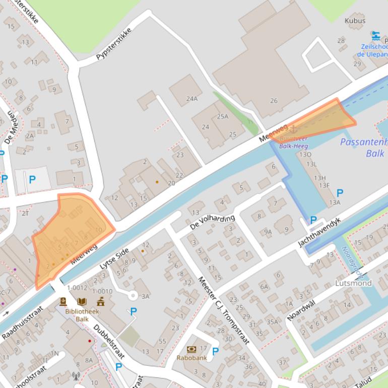 Kaart van postcodegebied 8561AT.