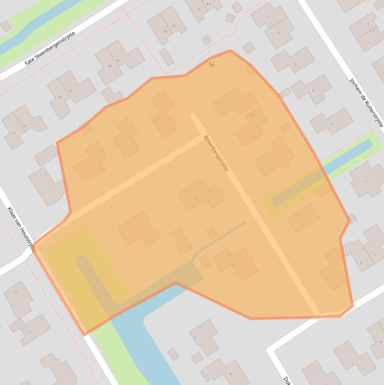 Kaart van postcodegebied 8561GE.