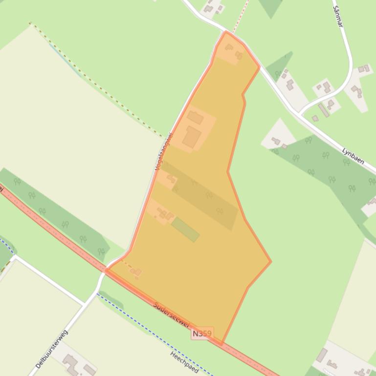 Kaart van postcodegebied 8563GR.