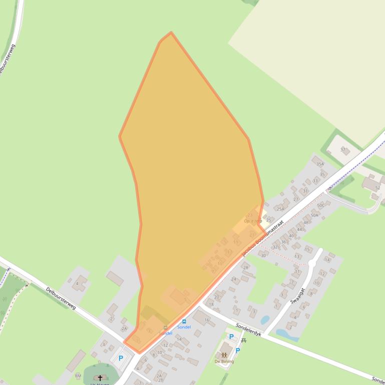 Kaart van postcodegebied 8565GE.